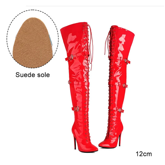 Harlock - Over-the-knee Stiletto Ankle Boots